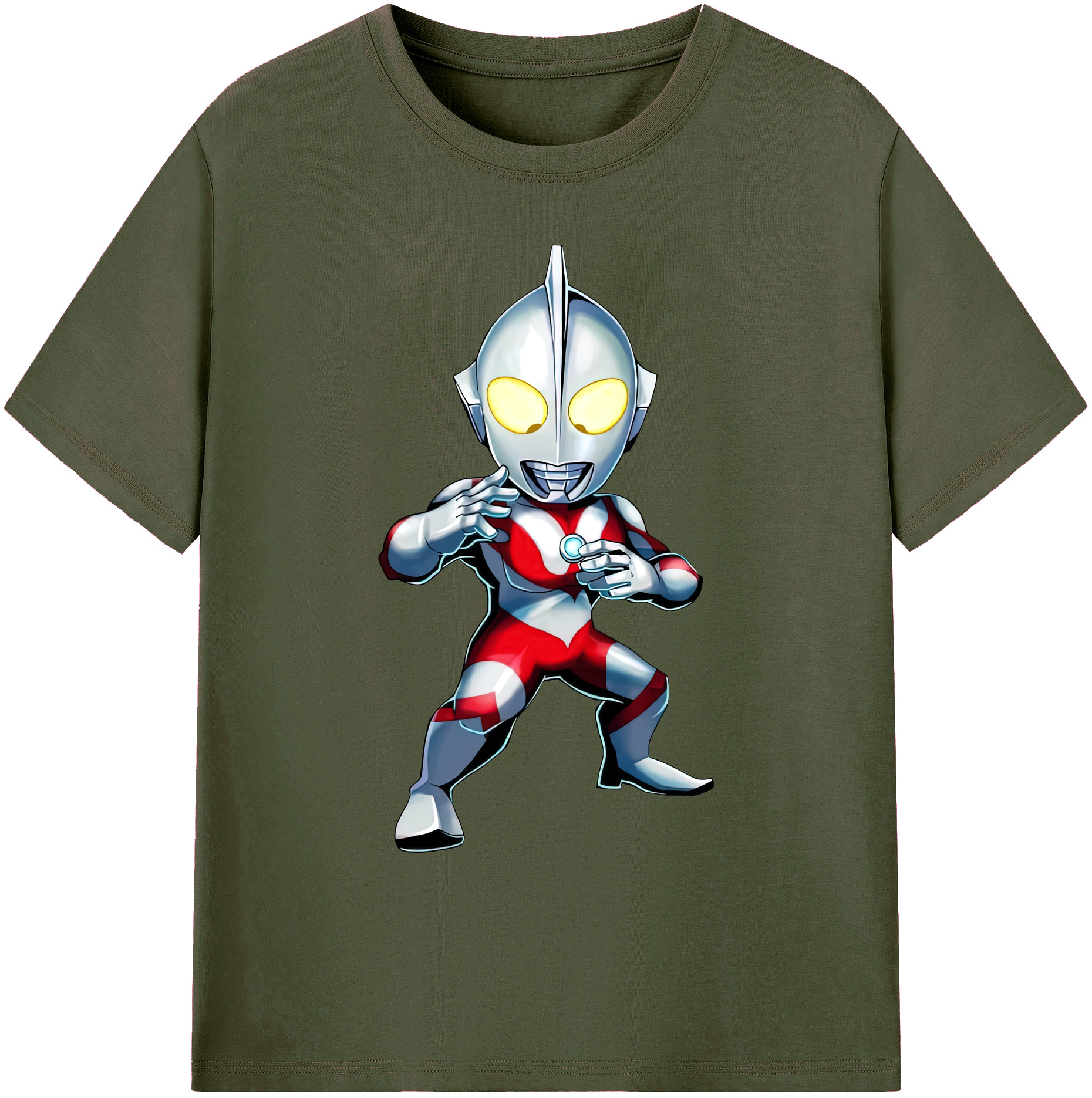 （画像用） ウルトラマン Ultraman 綿100％ メンズ半袖Tシャツ｜肌触りやわらか＆通気性